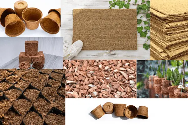 products made by coco coir